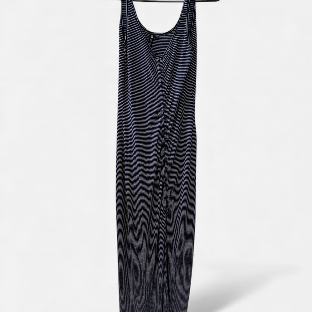 Cotton On Women's Striped Button Down Maxi Dress Size Medium